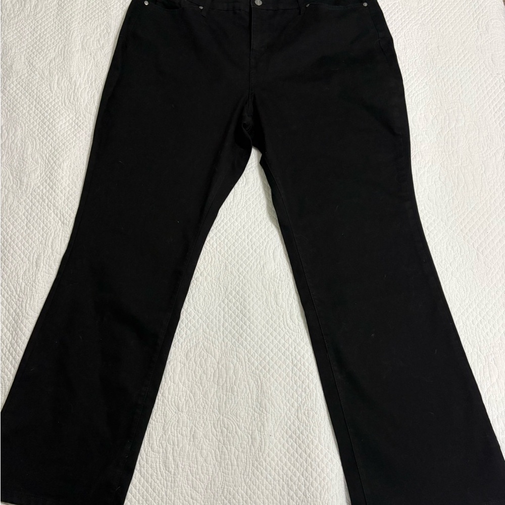 Wonderly Black Flare & Wide Leg Jeans